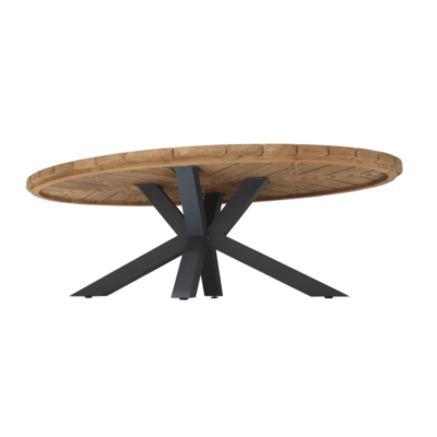 Tuintafel Rona ovaal visgraat - Afbeelding 4